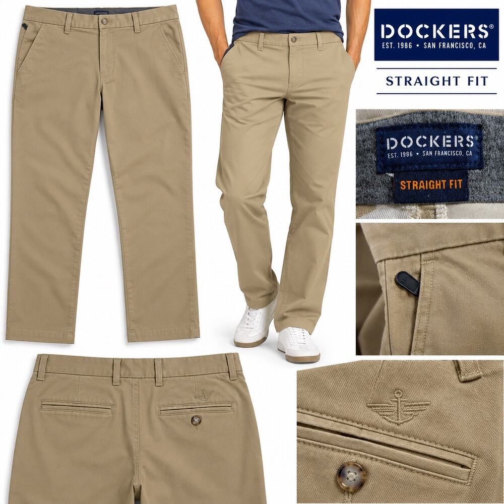 Dockers Straight Fit Khaki Pants Mens 36x29